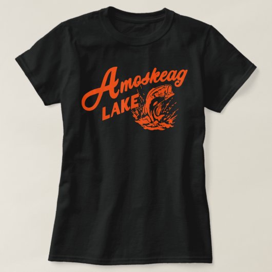 Amoskeag Lake Gift For Fishing Lover 2022  Tシャツ (デザイン正面)