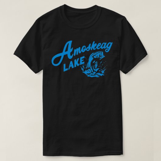 Amoskeag Lake Gift For Fishing Lover  Tシャツ (デザイン正面)
