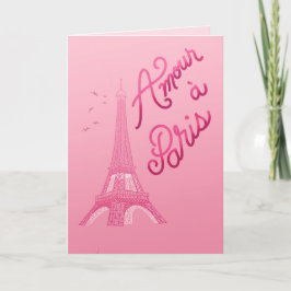 Amour a Paris - Love in Paris French Language カード