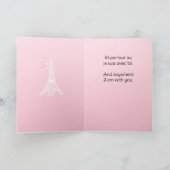 Amour a Paris - Love in Paris French Language カード (内部)