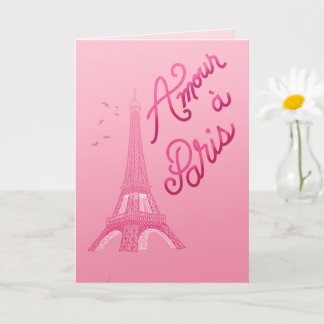 Amour a Paris - Love in Paris French Language カード