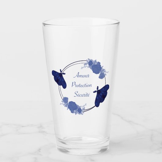 Amour, protection, sécurité タンブラーグラス (正面)