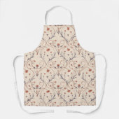 Amour Vine All-Over Print Apron, Medium エプロン (正面)