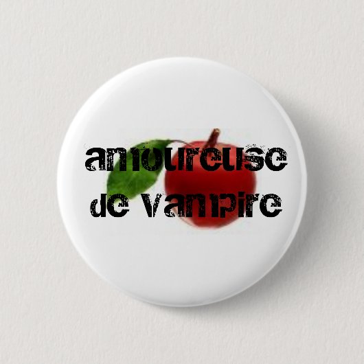 amoureuse de vampire 缶バッジ (正面)