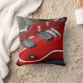 ampの赤いギター クッション (ブランケット)
