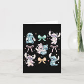 & Angel Coquette Style Bows Valentine's Day カード (正面)