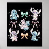 & Angel Coquette Style Bows Valentine's Day ポスター (正面)