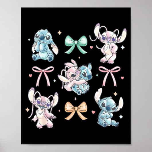 &amp; Angel Coquette Style Bows Valentine's Day  ポスター (正面)