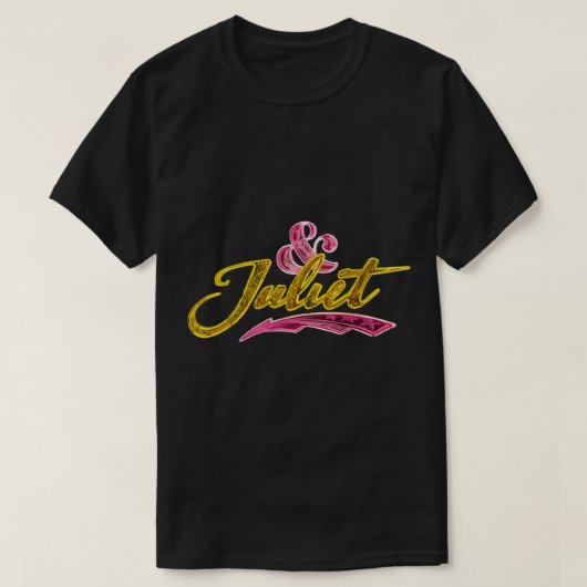 &amp; juliet-logoステッカー tシャツ (デザイン正面)