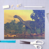 Ampelosaurusの恐竜 薄葉紙 (クラフト)