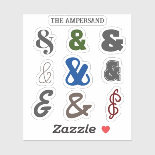 Ampersand Day シール (シート)