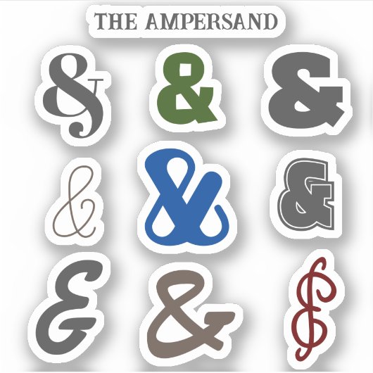 Ampersand Day シール (正面)