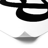 Ampersand Frameable 8" x 10" Poster ポスター (角)