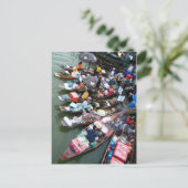 Amphawa,タイのフローティングマーケット ポストカード (スタンド正面)