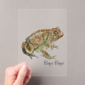 Amphibians, Reptiles & Insects Watercolor アクリル招待状 (インサイチュ (ポータブル))