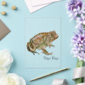 Amphibians, Reptiles & Insects Watercolor アクリル招待状 (インサイチュ (ウェディング))