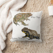 Amphibians, Reptiles & Insects Watercolor クッション (ブランケット)