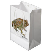 Amphibians, Reptiles & Insects Watercolor ミディアムペーパーバッグ (正面アングル)