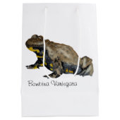 Amphibians, Reptiles & Insects Watercolor ミディアムペーパーバッグ (裏面)