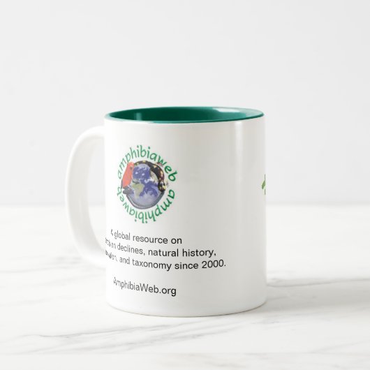 AmphibiaWebアマゾンのミルクのカエルのマグ ツートーンマグカップ (正面左)