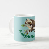 AmphibiaWebアマゾンのミルクのカエルのColorblockのマグ コーヒーマグカップ (正面左)