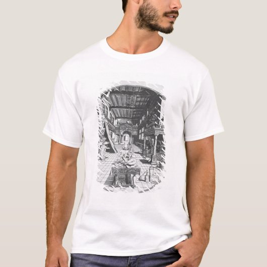 「Amphitheatrからの彼の実験室の錬金術師、 Tシャツ (正面)