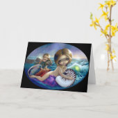 "Amphitrite"の挨拶状 カード (黄色い花)