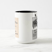 Ampincaseのシルバー・トーンの1448年のマグ マグカップ (中央)