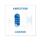 Amplitude Legends真空管増幅器 セルフインキングスタンプ (デザイン)