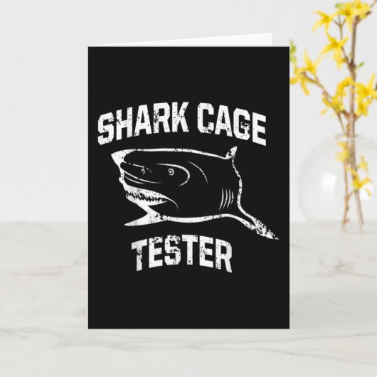 Ampuユーモアのサメの脚の回復おもしろいギフト カード (黄色い花)