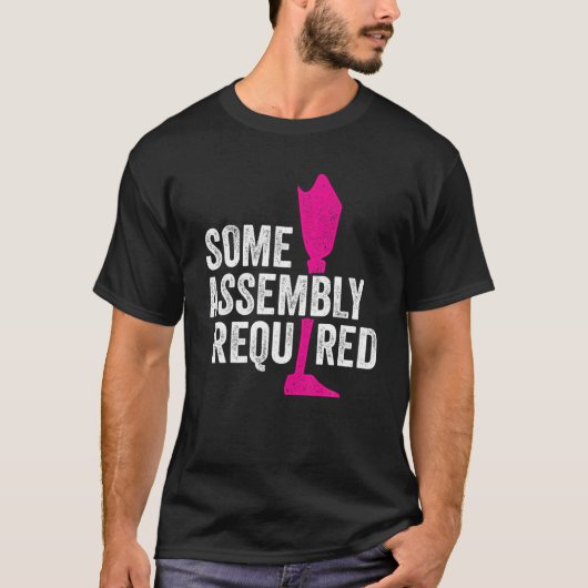 Ampuユーモアアセンブリ脚のアームの回復おもしろい Tシャツ (正面)