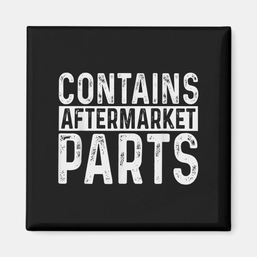 Amputeeおもしろいはアフターマーケットの部品を含む引用文 マグネット (正面)