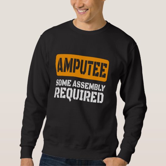 Amputeeジョーク切断手術ハンディキャップ スウェットシャツ (正面)