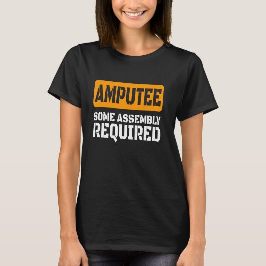 Amputeeジョーク切断手術ハンディキャップ Tシャツ (正面)
