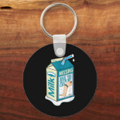 Amputee Funny Shirt Humor Quote Prosthetic Joke  キーホルダー (正面)