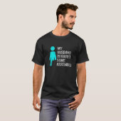 Amputee Humor Husband Assembly Leg Arm  Recovery Tシャツ (正面フル)