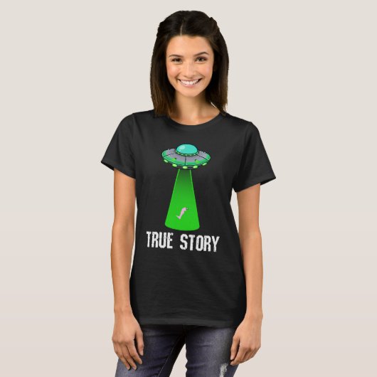 Amputee Leg Foot Amputation UFO Alien Abduction Jo Tシャツ (正面フル)