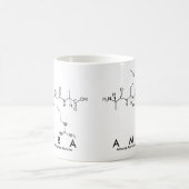Amraペプチド名mug コーヒーマグカップ (中央)