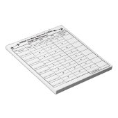 AMRAP重量挙げボリュームトラッカー。 ノートパッド (アングル)