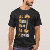 AMRAP As Much Rest As Possible  Workout Tシャツ (正面)