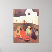 Amrita Sher-Gil – 古代ストーリーテラー、アー素晴らしト キャンバスプリント (正面)