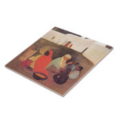 Amrita Sher-Gil – 古代ストーリーテラー、アー素晴らしト タイル (側面)