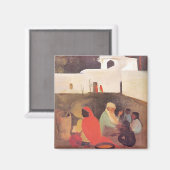Amrita Sher-Gil – 古代ストーリーテラー、アー素晴らしト マグネット (正面/裏面)