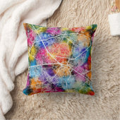 Amritsar Punjab City Map クッション (ブランケット)