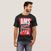 AMSアムステルダムエアポート Tシャツ (正面フル)
