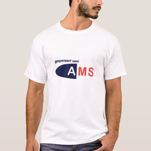AMS - gesponsert vom AMS Tシャツ (正面)