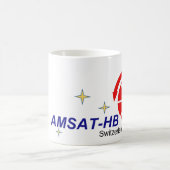 AMSAT-HB Tasse コーヒーマグカップ (中央)