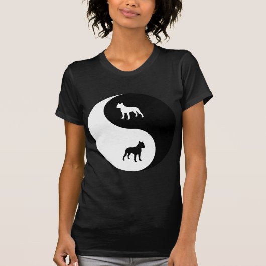 AmStaffの陰陽 Tシャツ (正面)