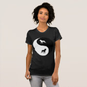 AmStaffの陰陽 Tシャツ (正面フル)