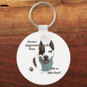 AmStaffは他の種類のキーチェーンとは異なる キーホルダー (正面)